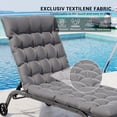 thumbnail image 5 of ECOPATIO Aluminum Removable Cushion and 5 Adjustable Position Lounge Chairs - Set of 3, Grey, 5 of 7
