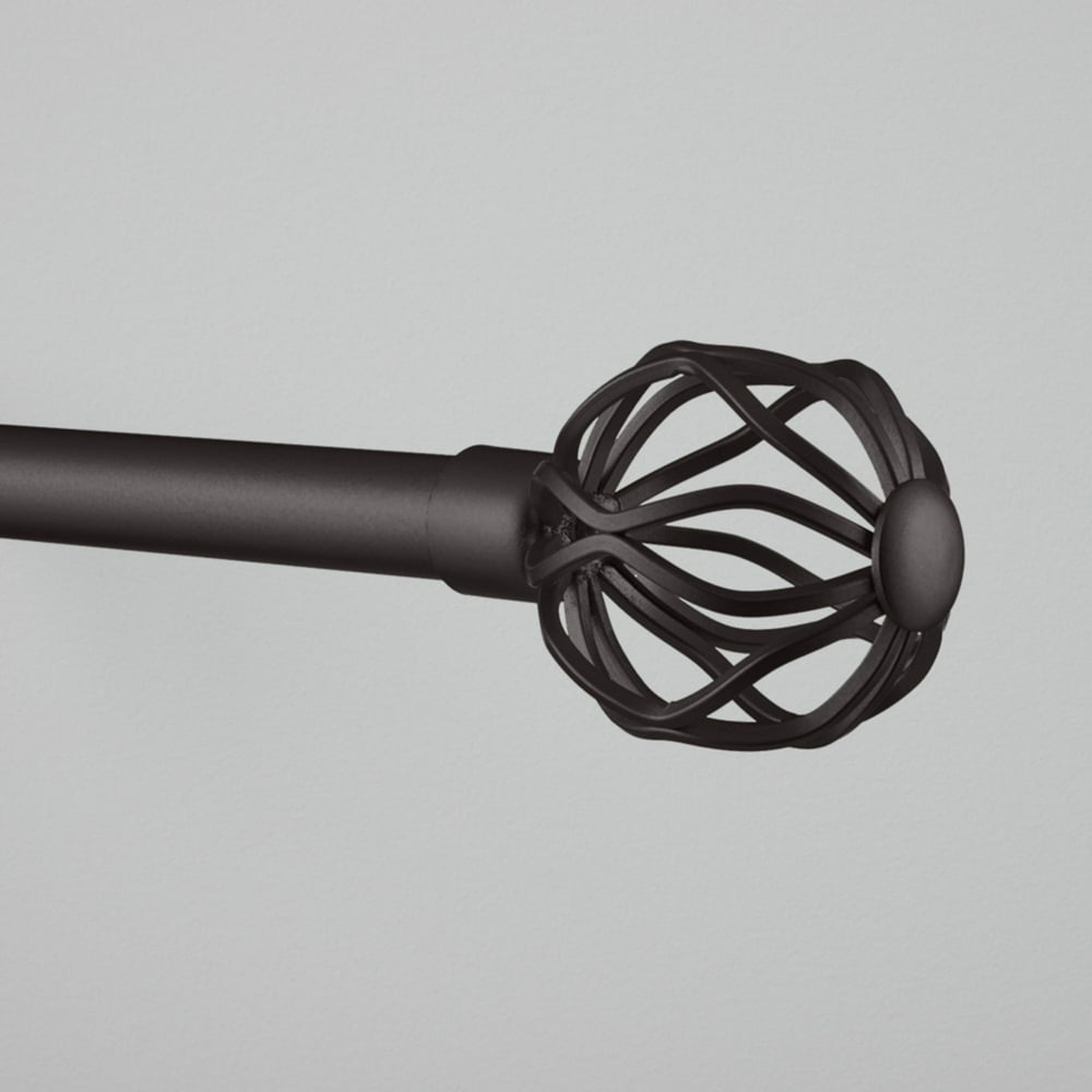 Exclusive Home Curtains Ogee 1" Outdoor Window Curtain Rod and Finial