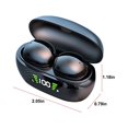 thumbnail image 3 of Wireless Earbuds P1 PRO, Earphones Wireless Bluetooth Headphones with Clear Call Mics Ear Buds, Comfortable Fit, IPX7 Waterproof Headset Long Battery Life, 30H Playtime for Sports Workout(Black), 3 of 9