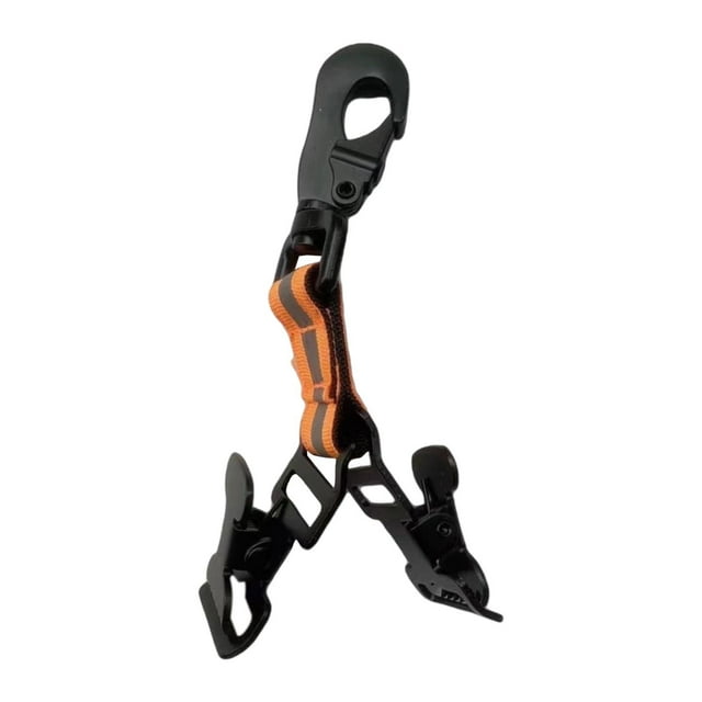 HILABEE Gant de Pompier avec Sangle, Outil Compact Portable, Support de Gant de Travail Orange