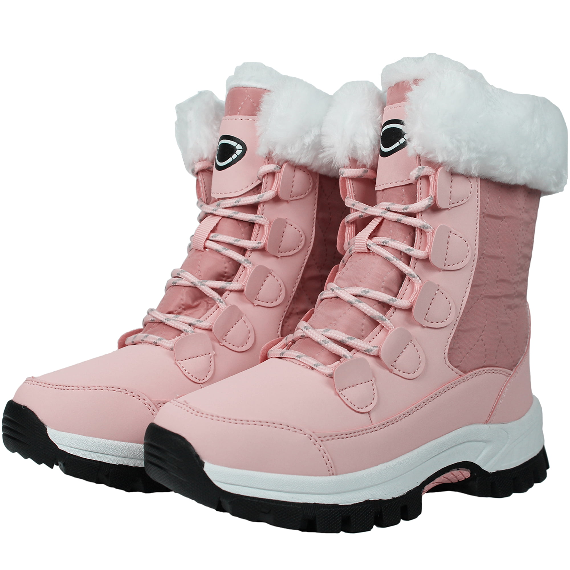 Tanleewa Waterproof Womens Snow Boots Mid-Calf Winter Boots 6 Female ...