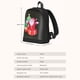 thumbnail image 2 of Mochila publicitaria LED Control de aplicaciones Mochila impermeable para hombres Mujeres (negros), 2 of 9