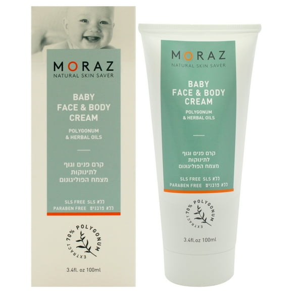 Crème pour le Visage et le Corps pour Bébé par Moraz pour Enfants - Crème 3,4 oz