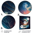thumbnail image 3 of DESIGN ART Designart "End Of The World Fantasy I" Landscape Fantasy Metal Wall Art 12 in. wide x 20 in. high, 3 of 5