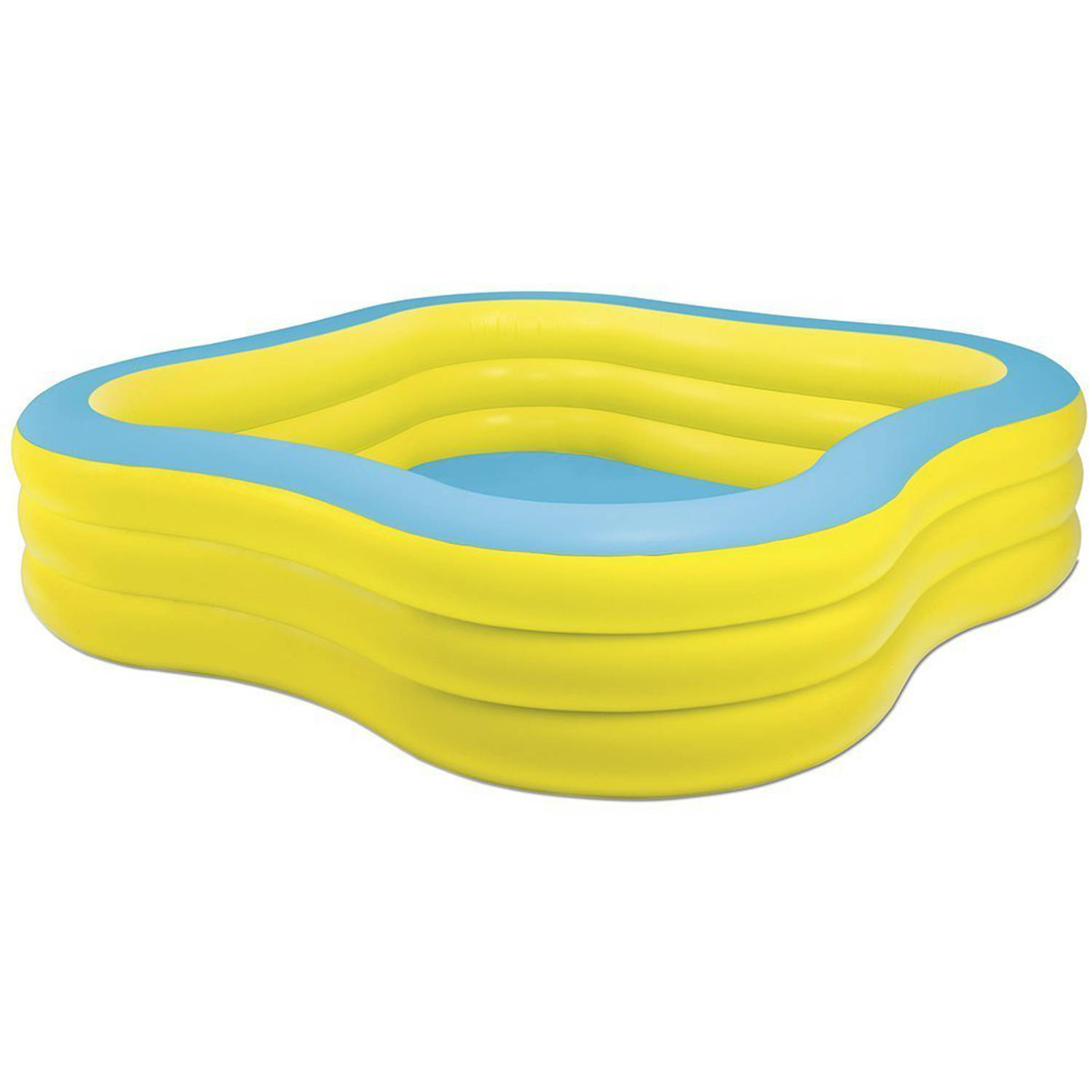 Intex Inflatable Beach Wave Swim Center Family Pool, 90" x 90" x 22" - image 3 of 3