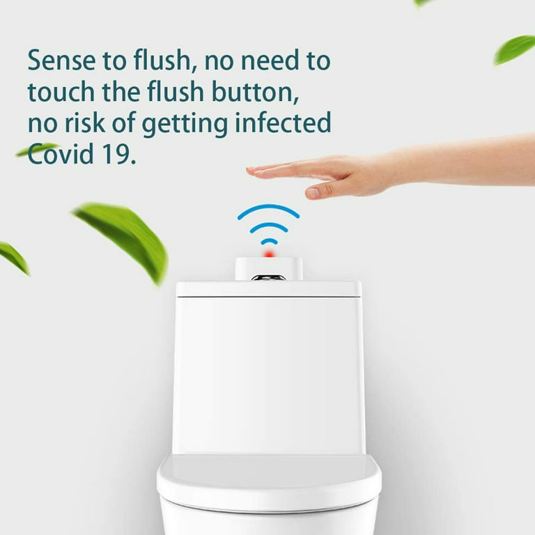 Techo Touchless Toilet Flush Kit Wave Automatic Motion Sensor