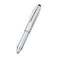 thumbnail image 3 of Tri-Function Capacitive Stylus Styli Flashlight Ballpoint Pen for Touchscreen, iPhone, Tablets 5 Pack, Red+Silver+Black+Blue+Green, 3 of 9