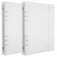 thumbnail image 1 of 2 carpetas transparentes reutilizables para cuaderno, para oficina, hogar, regalo, 1 of 5