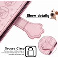 thumbnail image 6 of for Samsung Galaxy S22 Ultra (Not S22) Cartoon Cute Wallet Case,Cat Dog Style Flip Phone Cover with ID Card Holder PU Leather Cases for Samsung Galaxy S22 Ultra MG Rose Gold, 6 of 14