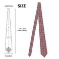 thumbnail image 3 of Yiaed Tomatoes Print Men's Ties Silk Business Necktie for Husband Father Valentine's day Father's Day Gift, 3 of 7