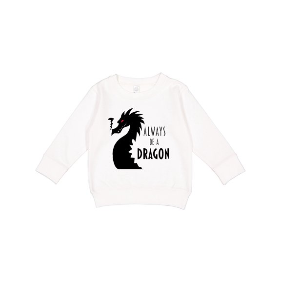 Inktastic Always Be a Dragon Toddler Sweatshirt