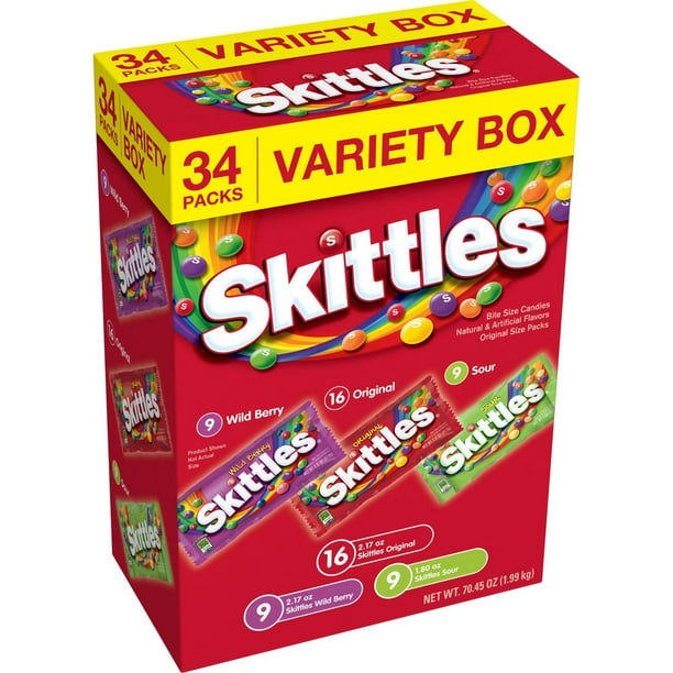 Product of Skittles Variety Pack 34 Ct. - Walmart.com - Walmart.com