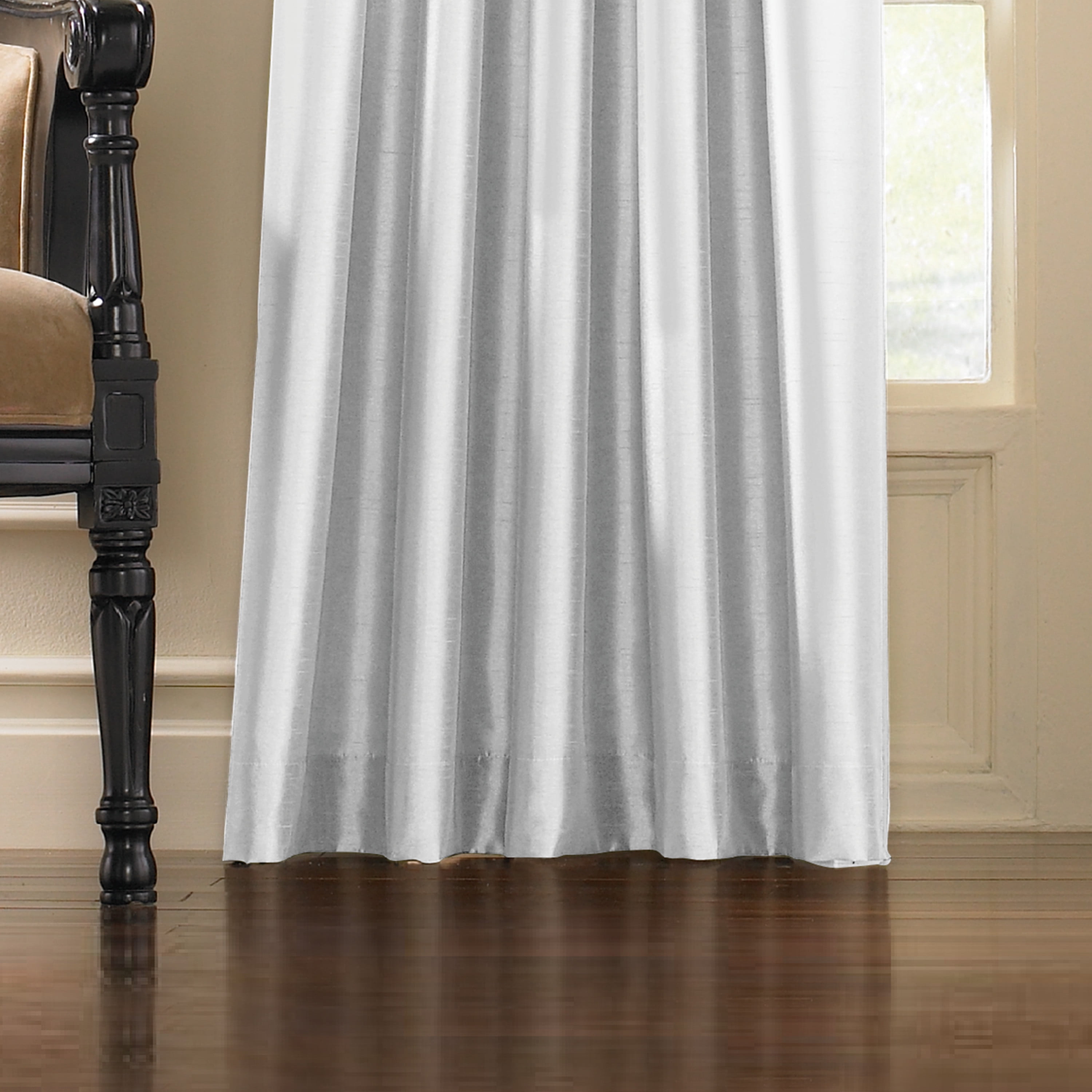 Curtainworks Marquee 144" Single Panel Curtain, White, Adult