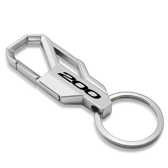 Chrysler 200 Silver Carabiner-style Snap Hook Metal Key Chain