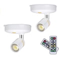 thumbnail image 1 of Spots Sans Fil à Piles Mini Lumières d'Accent Intérieur Dimmable Projecteur Led avec Télécommande, 1 of 4