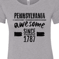 thumbnail image 4 of Inktastic Pennsylvania Awesome Since 1787 Women's T-Shirt, 4 of 5
