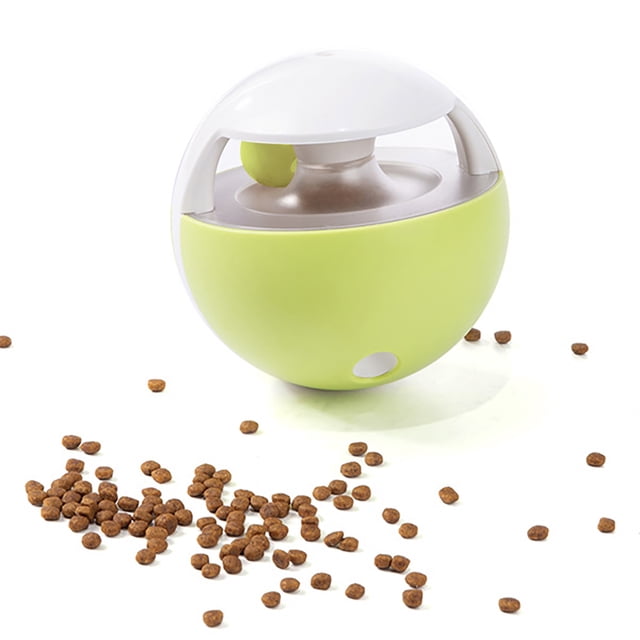 Gobelet Boule à Friandises pour Chat : Clochette Interactive Distributeur de Nourriture pour Chat Jouet Distributeur de Nourriture pour Animal Balle