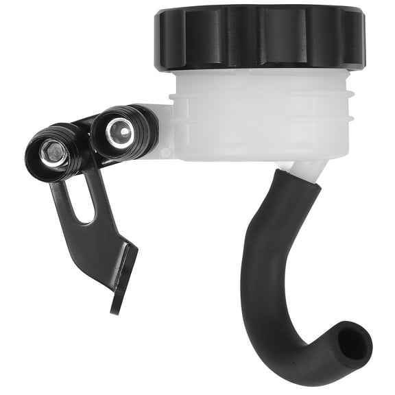 BESTONZON Brake Oil Cup Motorcycle Aluminium Alloy Black 1 Set