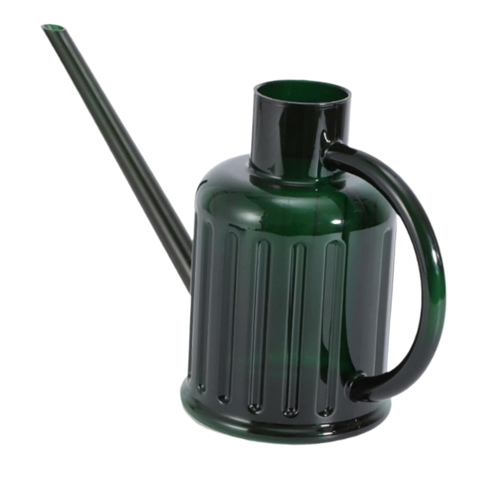 colaxi Garden Water Can Watering Can 1L Small Portable Handle Modern Gardening Tool Watering Pot for Yard Bonsai Patio Indoor Plants Green