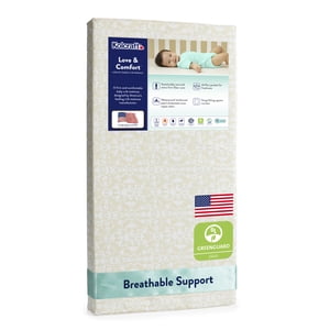 Kolcraft Love & Comfort Sustainable Fiber Crib and Toddler Mattress