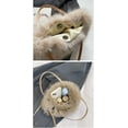 thumbnail image 6 of HMSHA Women Small Faux Fox Fur Tote Bag Mini Furry Top Handle Bag Plush Shoulder Bag Crossbody Bag Handbag, 6 of 7