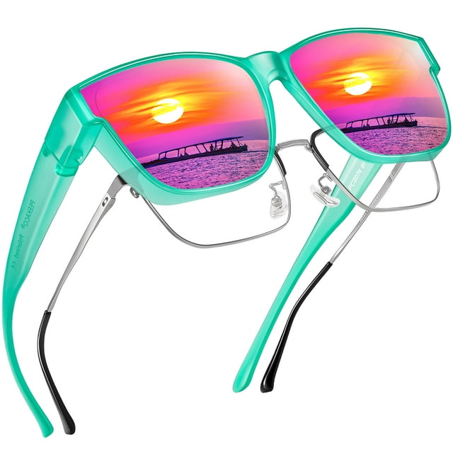 Gafas de Sol Polarizadas Peekaco UV400 de Ajuste Sobre para Hombres y Mujeres