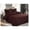 Brown, variant on 3 PCS Squared Stitched Pinsonic Reversible All Season Bedspread Quilt Coverlet Oversized King/Cal-King Size Sage Color