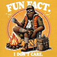 thumbnail image 3 of Bigfoot Fun Fact T-shirt Sasquatch Hide and Seek Champ Camping Joke Men's Tee, 3 of 7