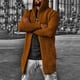 thumbnail image 2 of Suéter de cuello alto con capucha de color sólido para hombre, cárdigan de estilo europeo y americano para otoño e invierno, suéter para hombre, 2 of 6