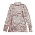 thumbnail image 2 of bar III Womens Velvet Pullover Blouse, Pink, X-Small, 2 of 2