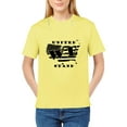 thumbnail image 4 of The Season Essentials All States Collection “United We Stand” 100% Cotton Unisex T-shirt Graphic Tee More Colors, Yellow/Black, 2X-Large, 4 of 7
