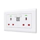 thumbnail image 1 of Tuya Wifi Socket with Dual USB 5V/2.1A Smart Home Switch Plug Smart Life APP Outlets for Google Home Alexa Plug, 1 of 5