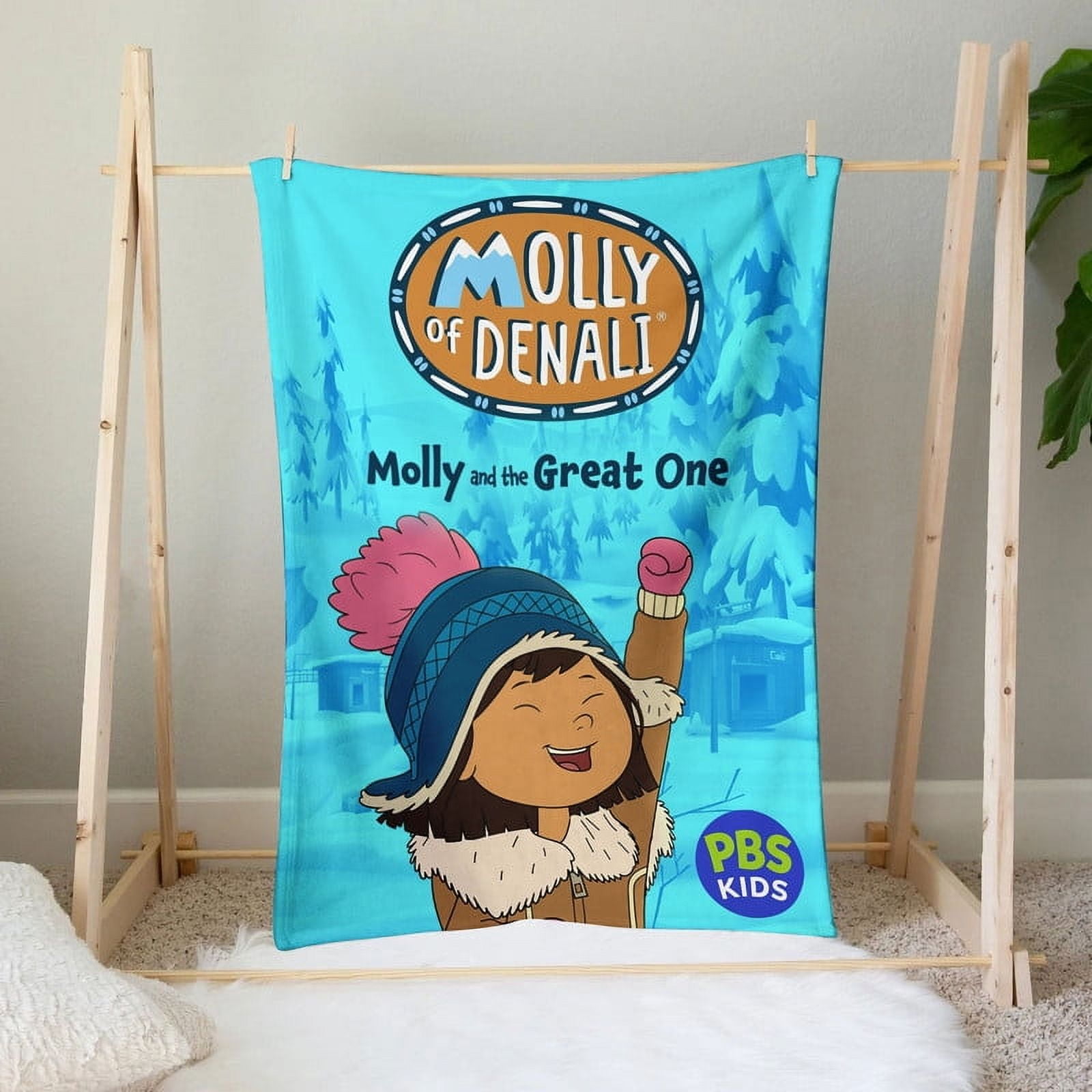 Molly of Denali Throw Blanket Gifts for Fans Lover Girls Boys Women Present Hoodie Him Bed 40"x50"