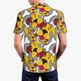 thumbnail image 4 of Balery Cute Dog Printed Men’s Short Sleeve Polo Shirt, Midweight Men's Shirt,Golf Polo shirts -, 4 of 9