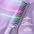 thumbnail image 2 of ACDANC 2 in 1 Wireless Hair Hot Comb Cordless Hair Straightening Comb Portable Straightener Brush, 2 of 7