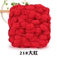 thumbnail image 1 of Nvzi Hilo para mantas, 3 ovillos (360 g en total, 120 g cada uno), hilo mezclado de alta calidad, muy adecuado para tejer mantas, duradero y lavable, rojo., 1 of 5