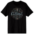 thumbnail image 4 of Coraline Curious Circle Adult Black Crew Neck Short Sleeve T-shirt
-Large, 4 of 7