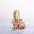 thumbnail image 5 of ADIRFINE 925 Sterling Silver Multi Colored Cubic Zirconia Eternity Band Ring, 5 of 5