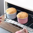 thumbnail image 2 of 4Pcs Ceramic Ramekins 4 oz Oven Safe Small Baking Bowls Set Stackable Creme Brulee Baking Cups Multipurpose Mini Bowls Small Souffle Dishes for Baking Pudding Serving Dip Custard, 2 of 9