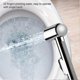 thumbnail image 2 of Bidet Hand Shower Toilet Washable Hygienic Toilet Bidet Spray Shower Head Kits Chrome Finish Chrome Hand Shower Hand Shower Durable ABS Cleaner Spray, 2 of 4