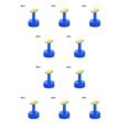 thumbnail image 2 of Billuyoard Paquete de 3 boquillas para regadera, rociador de plástico, cabeza de botella de agua con flores, riego portátil para césped, granja, Azul 10piezas Billuyoard CBP259607, 2 of 6