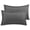 Dark Grey, variant on BedDecor 100% Egyptian Cotton 600TC 2PC Pillow Sham Solid Dark Grey Standard