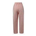 thumbnail image 4 of Pantalon pour Femmes à Rayures, Patchwork, Ample, Décontracté, Taille Haute, à Lacets, avec Poches, Pantalon de Survêtement Grande Taille, Pantalon pour Femmes, Tenue de Bureau Décontractée, Pantalon Décontracté pour Femmes pour le Travail, Pantalon Décontracté pour Grandes Femmes, 4 of 4