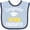 Blue and Navy, variant on Inktastic Congrats My Dad Graduated with Cap Boys or Girls Baby Bib