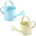thumbnail image 7 of Mini Watering Can, Small Watering Can, 2.8x4.7 Kids Watering Can with Handle, Rustproof Metal Watering Can, Portable Indoor Watering Can for Garden Yard Home Beige, Kids Watering Can, 7 of 7