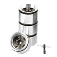 thumbnail image 1 of segolike 1 Inch Tire Wheel Replacement Professional Metal Wheel Rim RC Metal Hub for 1/18 titanium color, 1 of 8