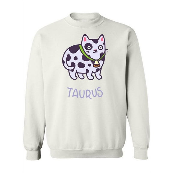Taurus Cat Sweatshirt Women -Image by Shutterstock, Female 5X-Large