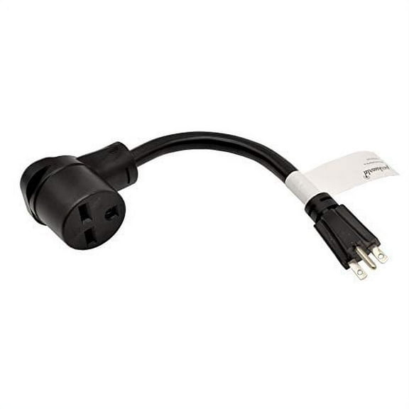 Parkworld 61360 NEMA 6-15P to 6-30R, A/C 15A to Welder 30A Adapter Cord, 15A 250V 1 Feet