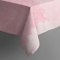 thumbnail image 5 of Pink Floral and Petal Pattern Square Tablecloth,Waterproof Square Table Cover,Wipeable Spillproof Washable Table Cover for Home Kitchen Party Decor 60"x60"(152x152cm), 5 of 6