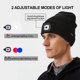 thumbnail image 3 of Gorro con 8 LED recargable por USB, iluminación luminosa y Flas, 3 of 5